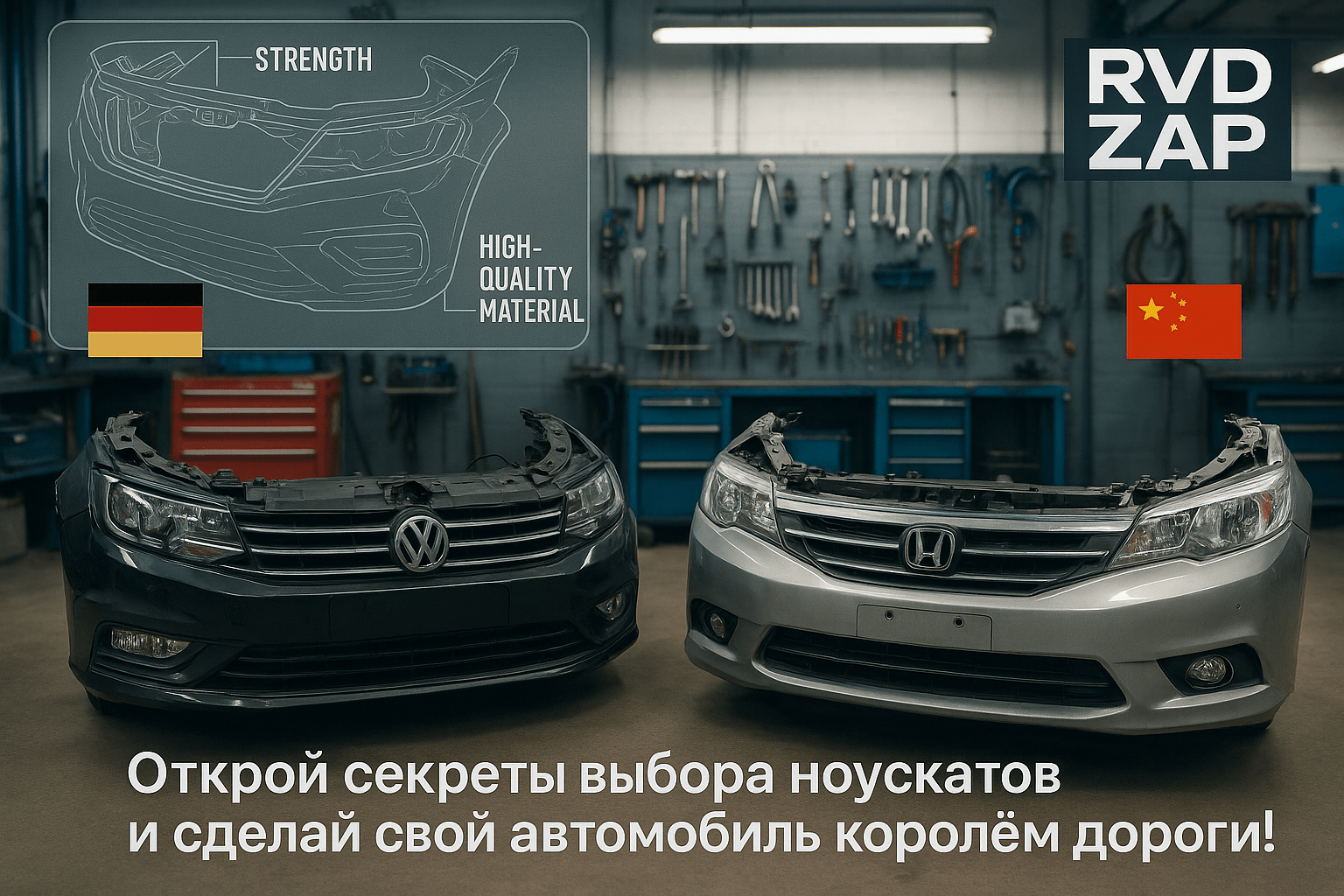 Сравнение ноускатов из Германии и Китая: какой выбор сделает твой автомобиль королём дороги?