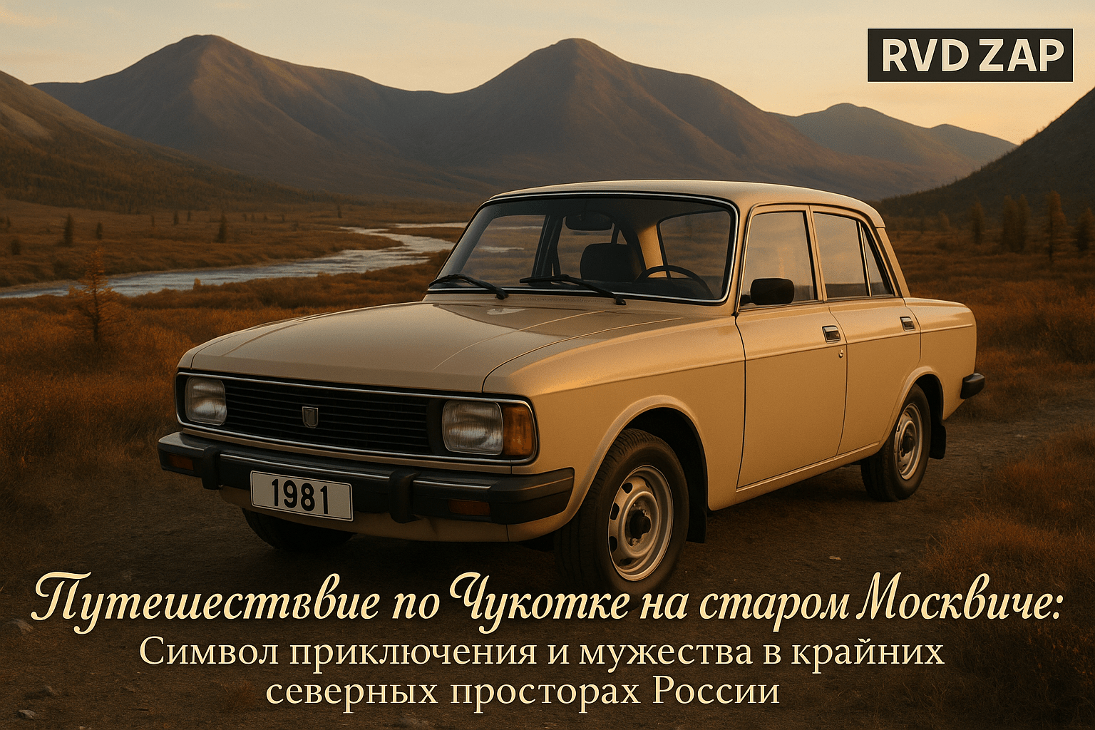 Путешествие по Чукотке на старом Москвиче: Как старый друг стал символом приключения и мужества в крайних северных просторах России