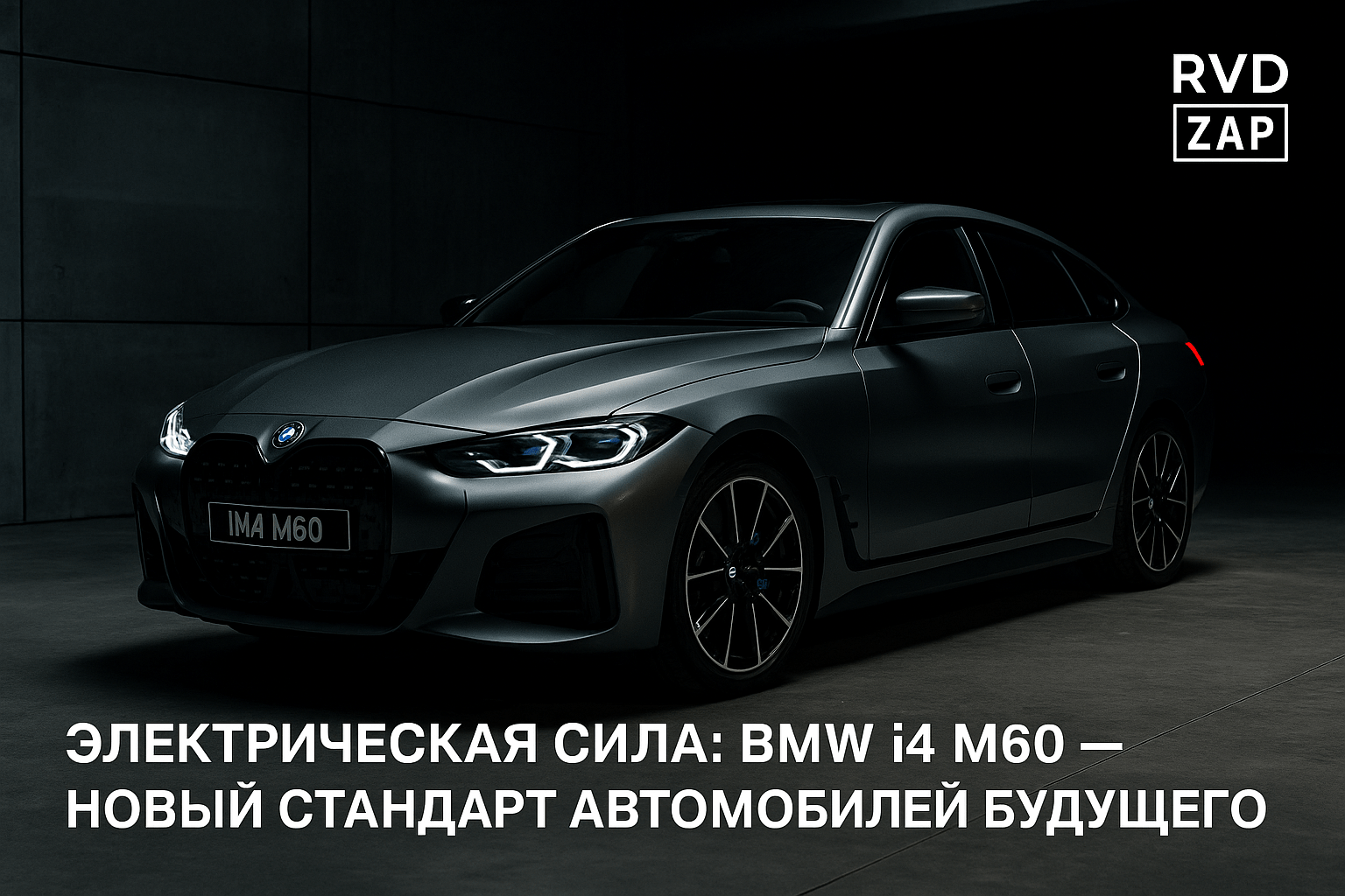 Электрическая Сила: Почему BMW i4 M60 - Новый Стандарт для Автомобилей Будущего?