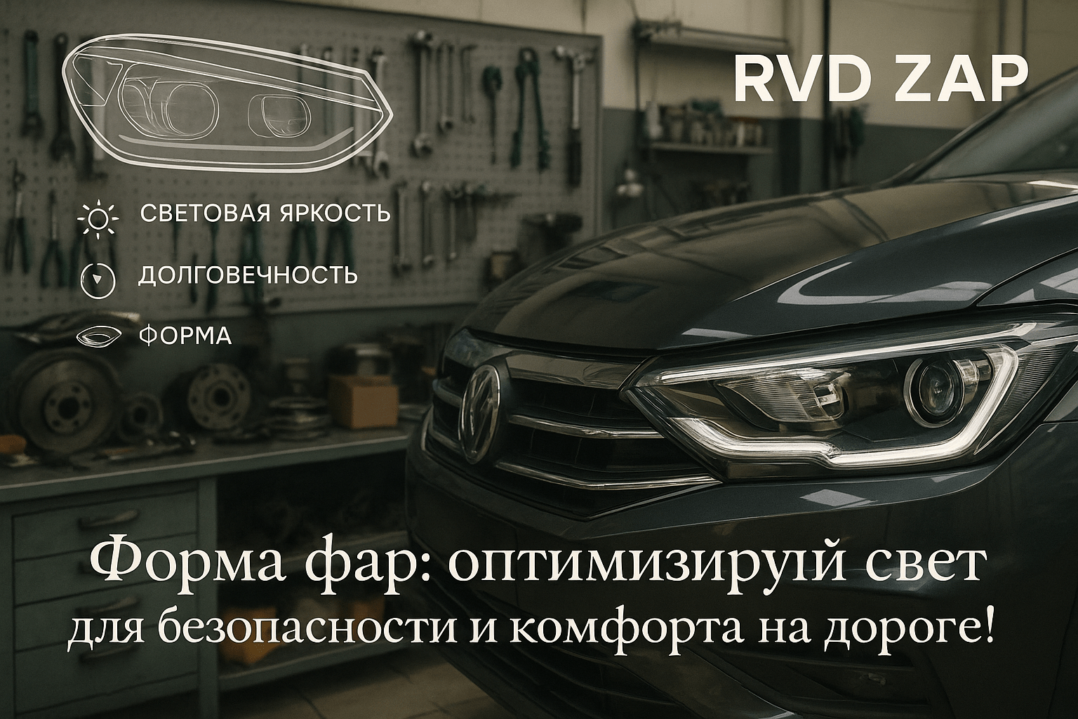 Форма фар: как оптимизировать свет на дороге для безопасности и комфорта водителя