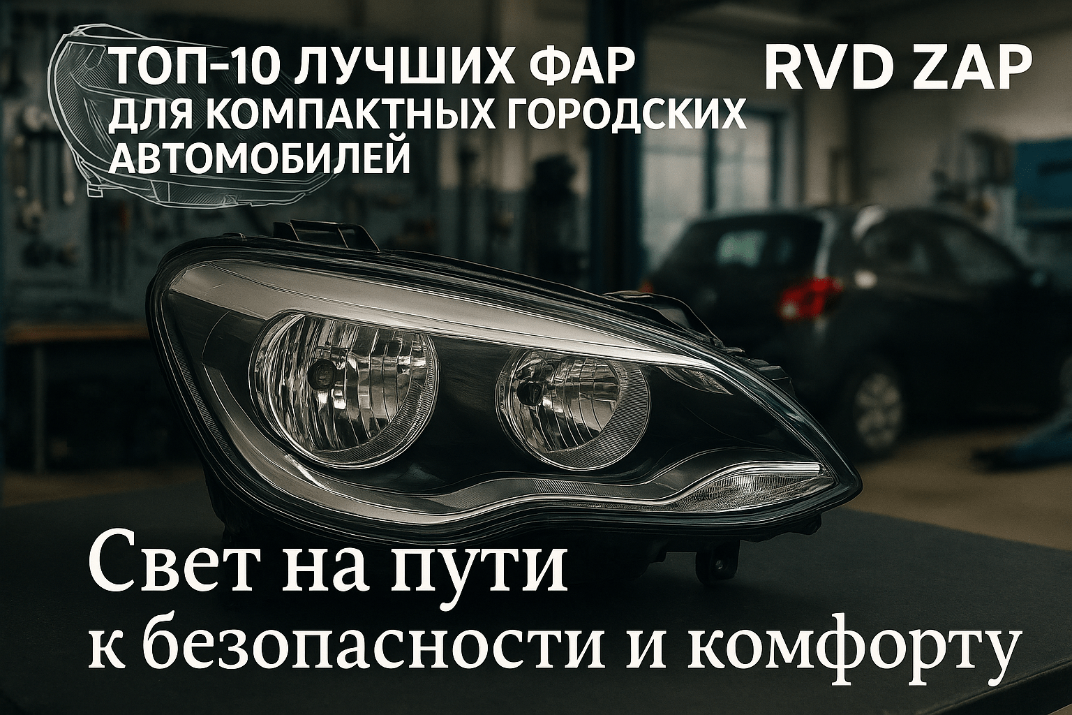 TOP-10 лучших фар для компактных городских автомобилей, которые обеспечат безопасность и комфорт на дороге