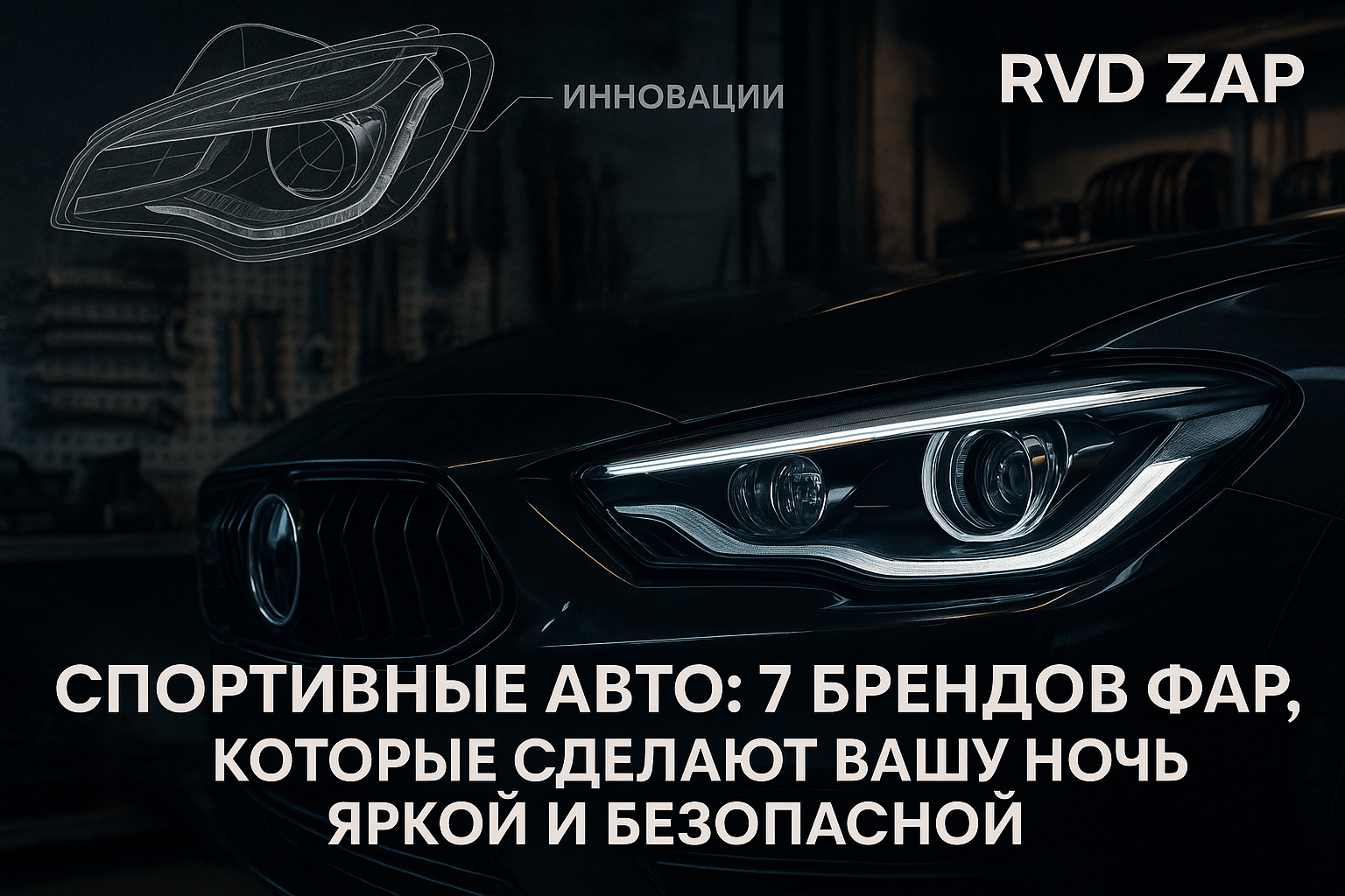 Спортивные авто: 7 брендов фар, которые сделают вашу ночь яркой и безопасной