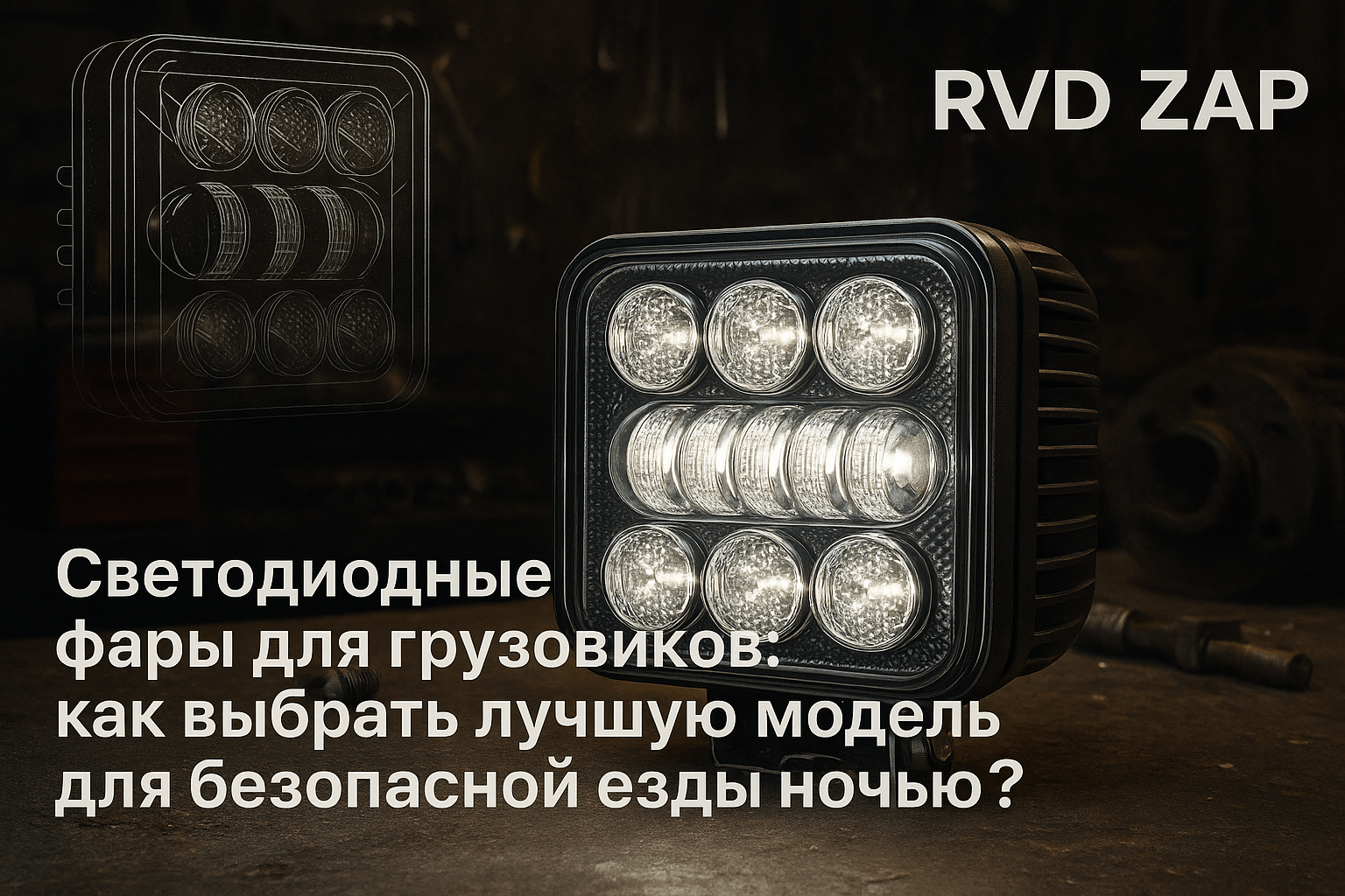 Светодиодные фары для грузовиков: как выбрать лучшую модель для безопасной езды ночью?