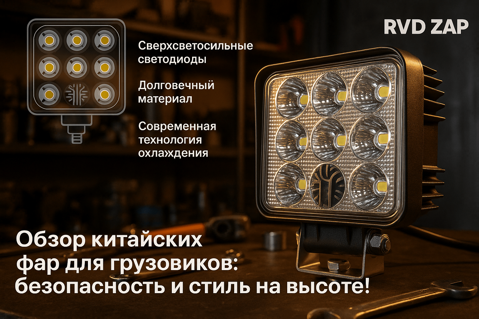 Китайские производители фар для грузовиков: как выбрать лучшее освещение для безопасности и стиля в пути