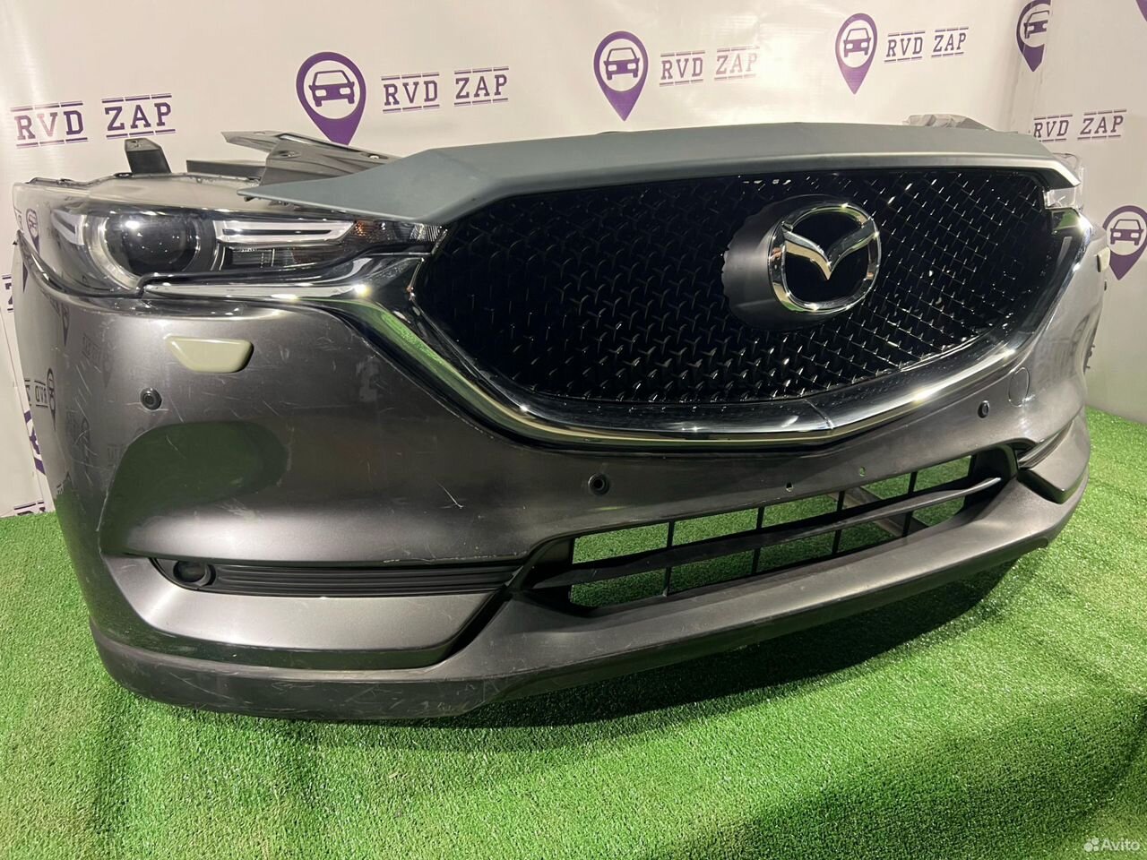 Ноускат Mazda CX5 KF (2017-2022) в наличии, бампер под покраску, полная комплектация. Доставка 10-15Т₽.