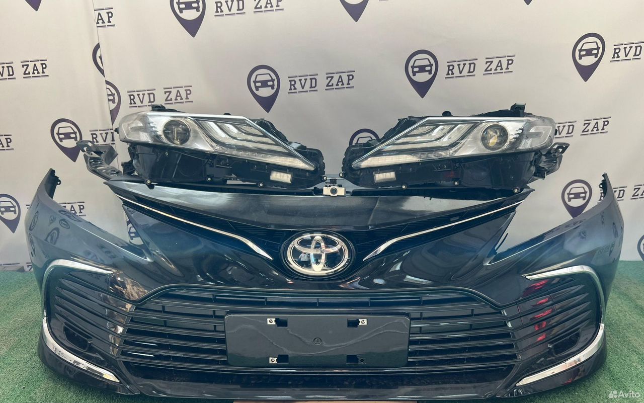 Ноускат Toyota Camry V70 2017-2024, состояние отличное, с дефектами на фарах. Возможна комплектация без дефектов.