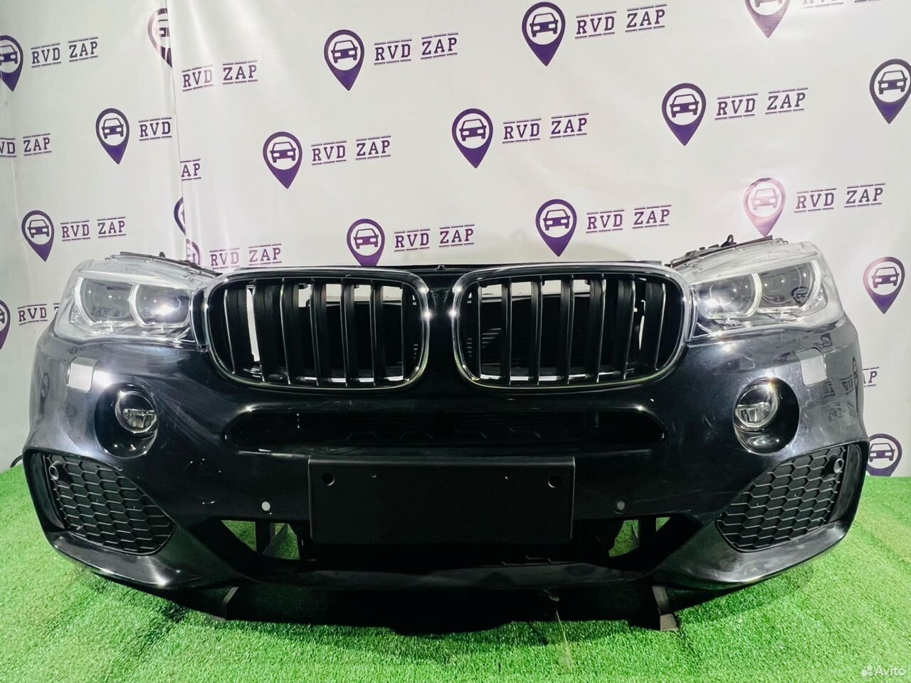 Ноускат BMW X5 f15 (2013-2018) в России, в наличии. Бампер под покраску, комплект на фото. Доставка 10-15Т₽.