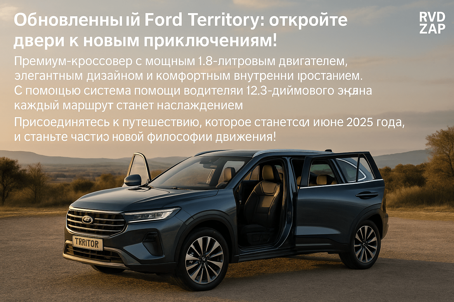Обновленный Ford Territory: впервые за рулем к новым путешествиям — узнай его преимущества и уникальность уже сегодня!