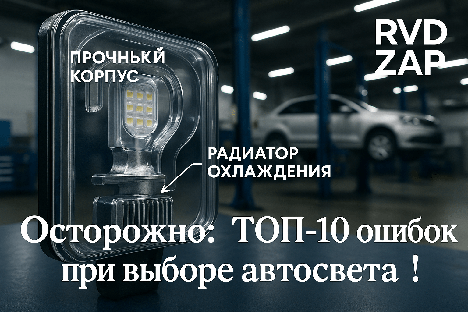 ТОП-10 ошибок при выборе автосвета, которые могут стоить вашей безопасности на дороге