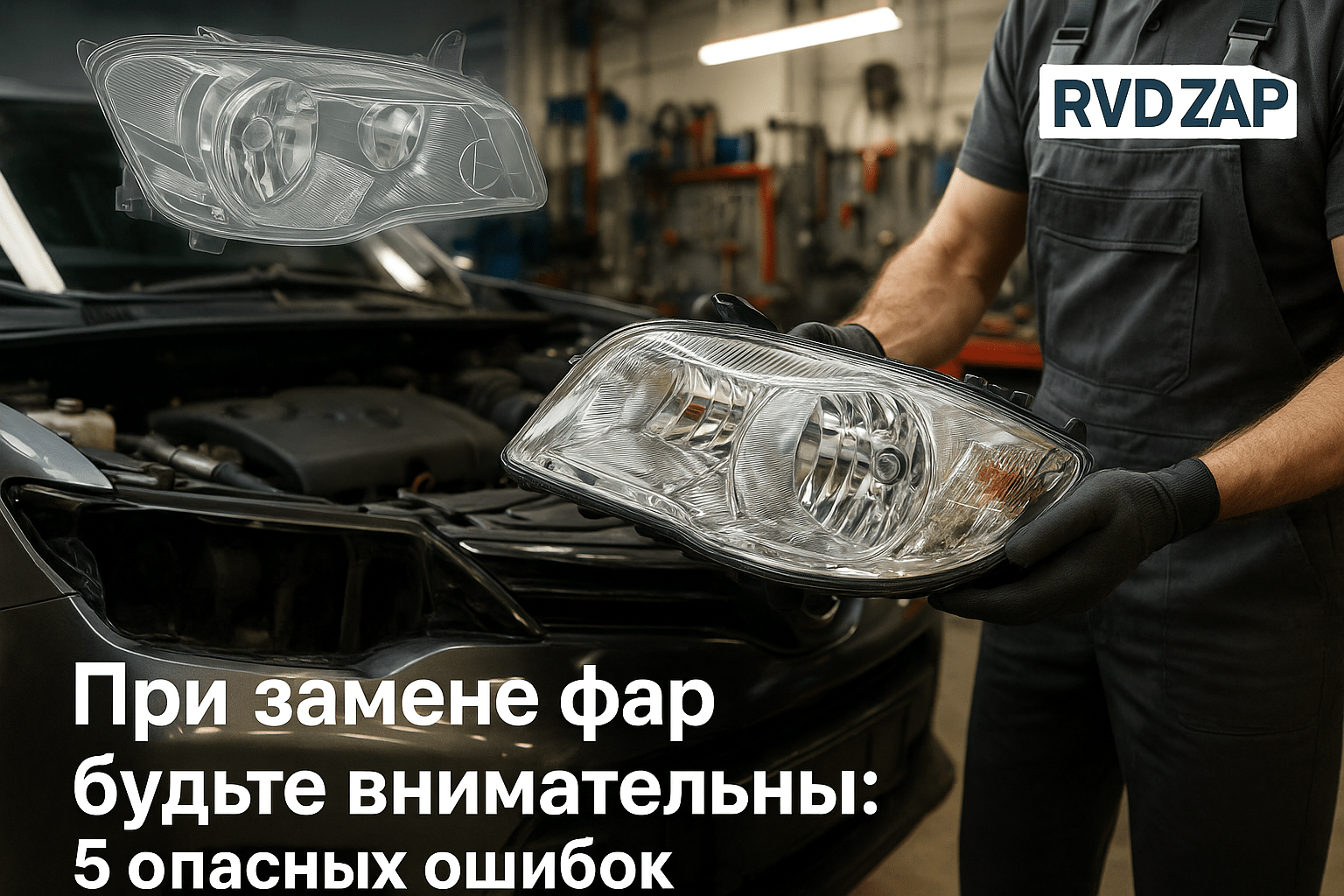 Самостоятельная замена фар: 5 фатальных ошибок, которые может сделать каждый водитель