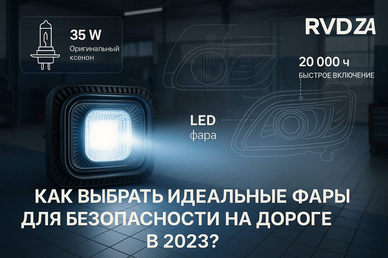 Узнай, какие фары выберут автолюбители в 2023: ксенон или LED — что лучше для твоей безопасности на дороге?