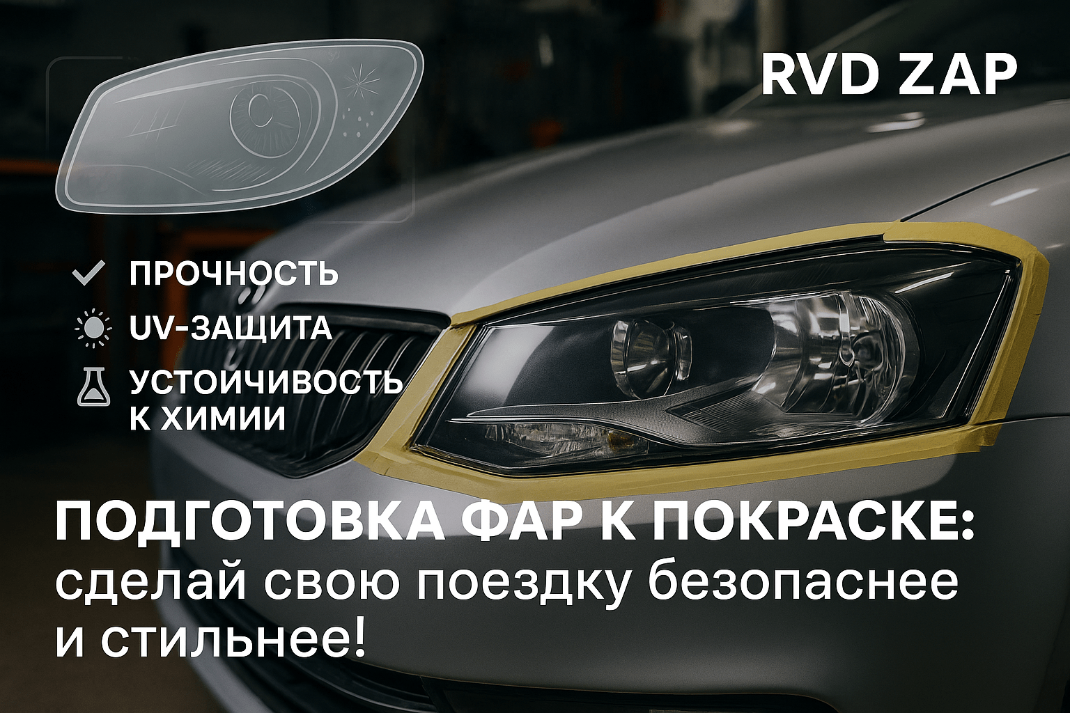 Как подготовить фары к покраске: шаги к безопасности и стилю для твоего авто