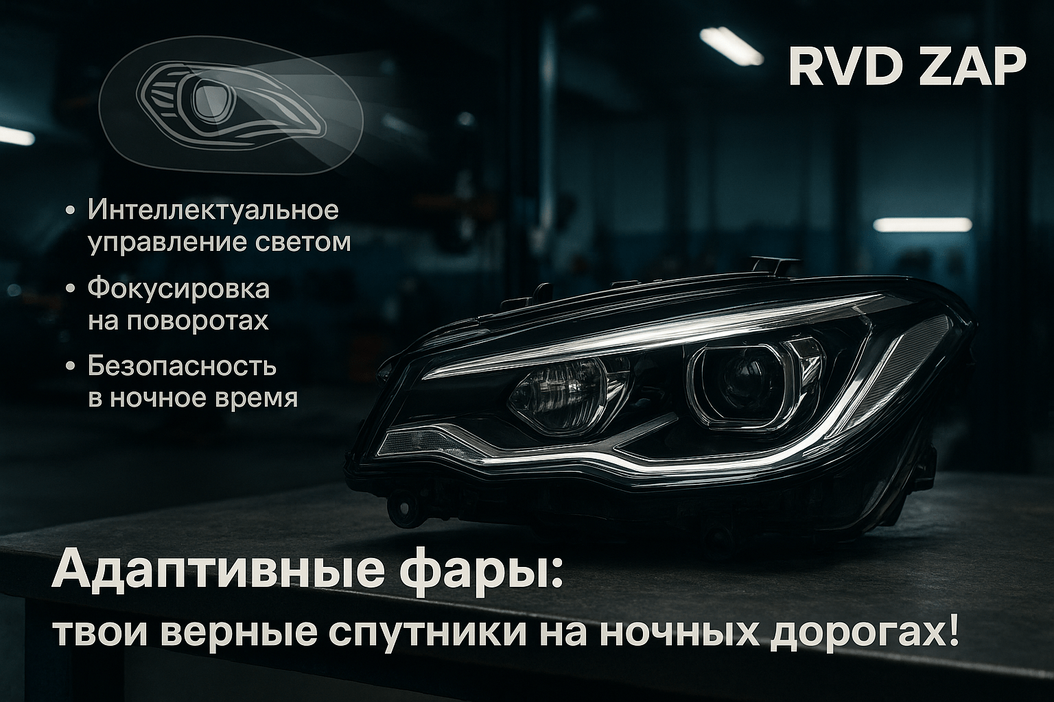 Адаптивные фары: твои верные спутники на ночных дорогах, меняющие восприятие вождения навсегда