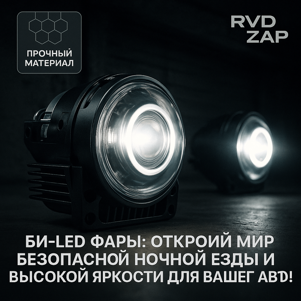 Би-LED фары: открой мир безопасной ночной езды и высокая яркость для вашего авто!