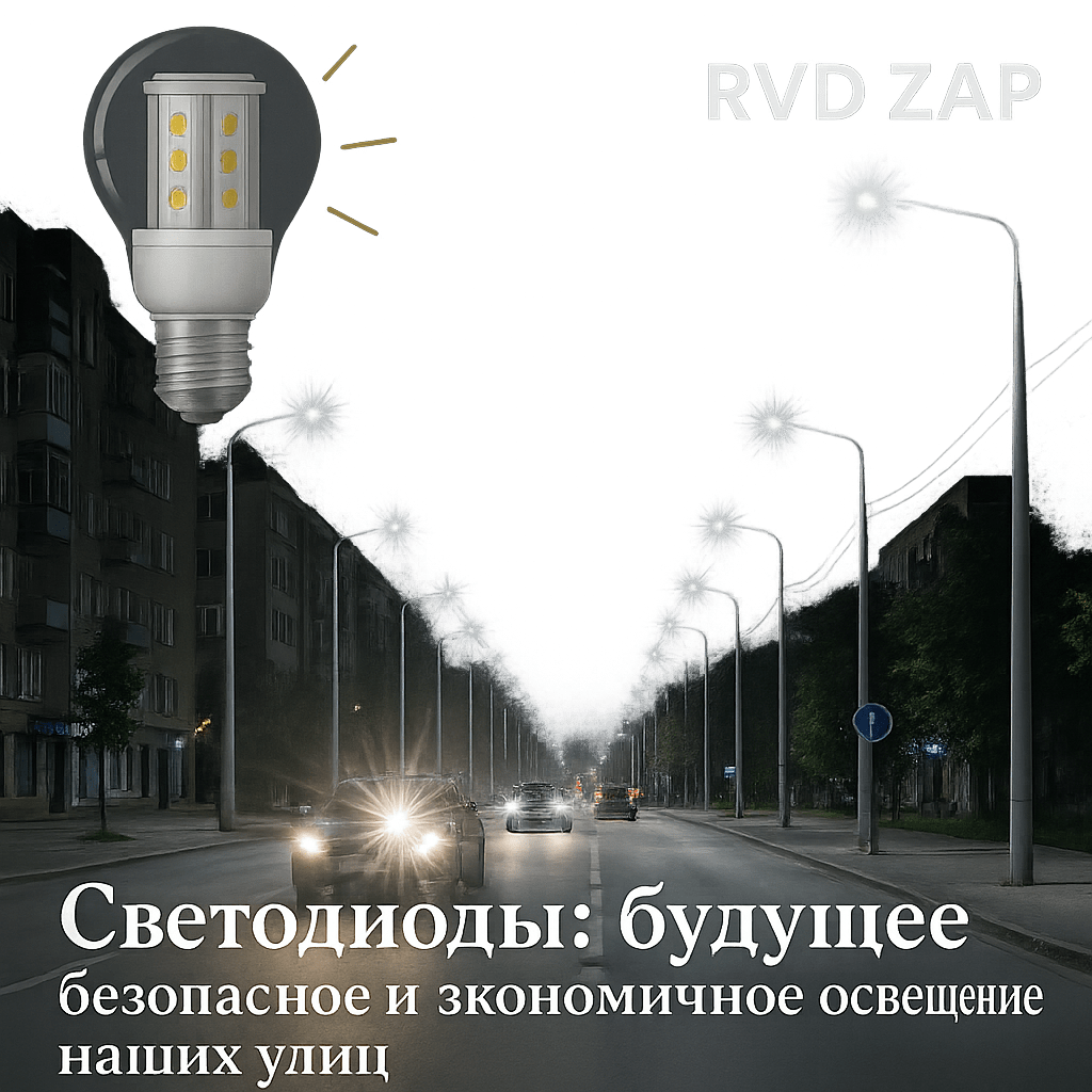 Светодиоды: будущее уличного освещения и безопасность на дорогах за счёт инновационных технологий