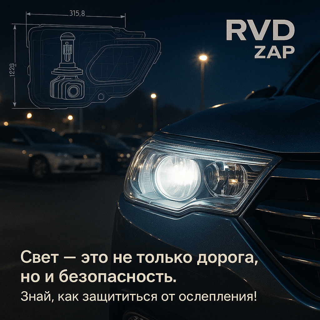 Как защититься от слепящих фар: секреты безопасного вождения в темноте