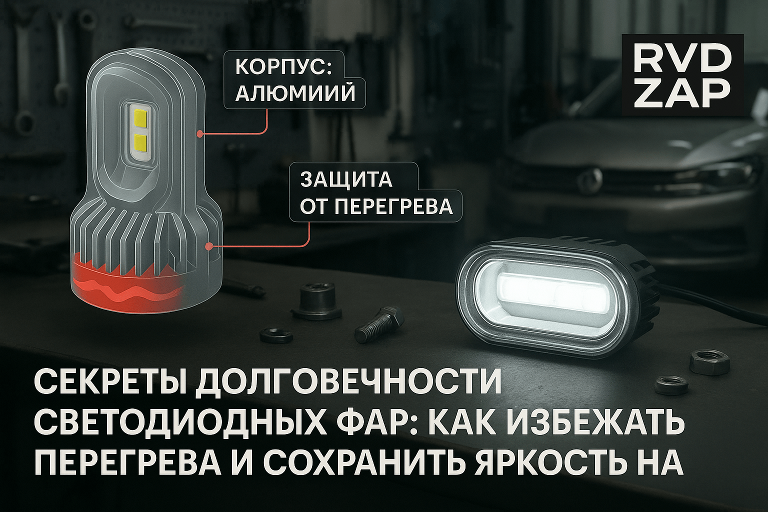 Секреты долгого служения светодиодных фар: как избежать перегрева и сохранить яркость на дороге