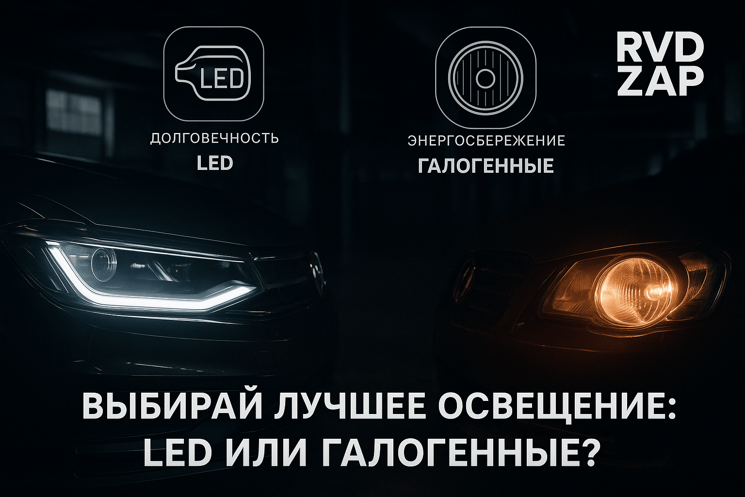 LED или Галогенные Фары: Как Правильно Выбрать Лучшее Освещение для Вашего Авто?