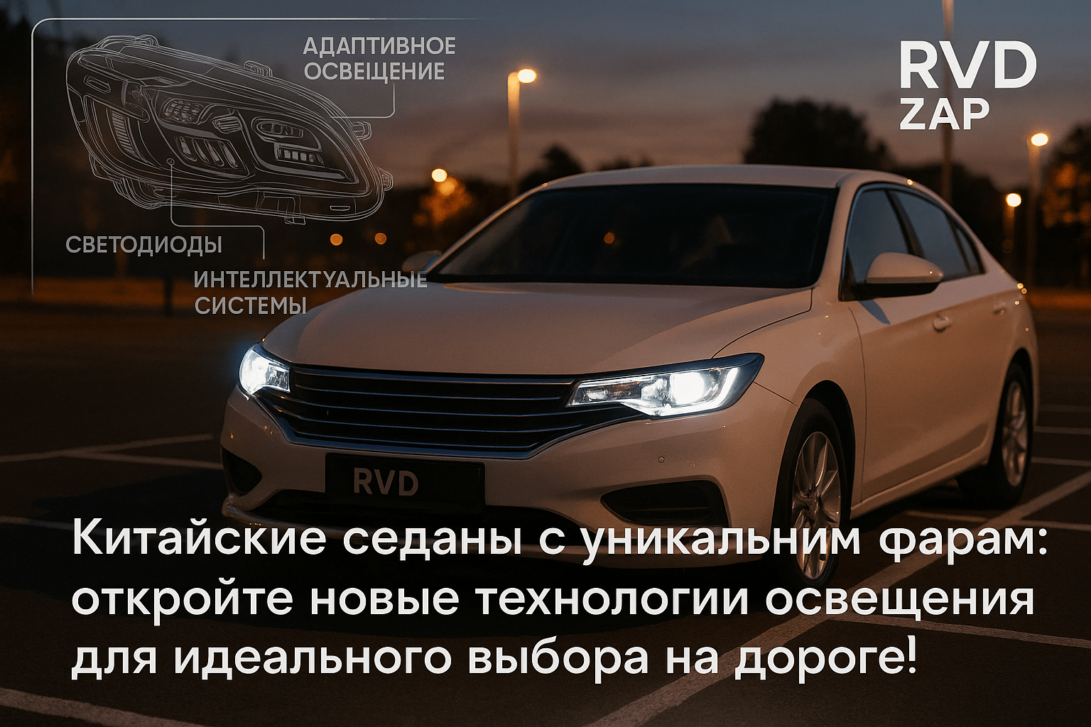 Китайские седаны с уникальными фарами: откройте для себя новые технологии освещения для идеального выбора на дороге!