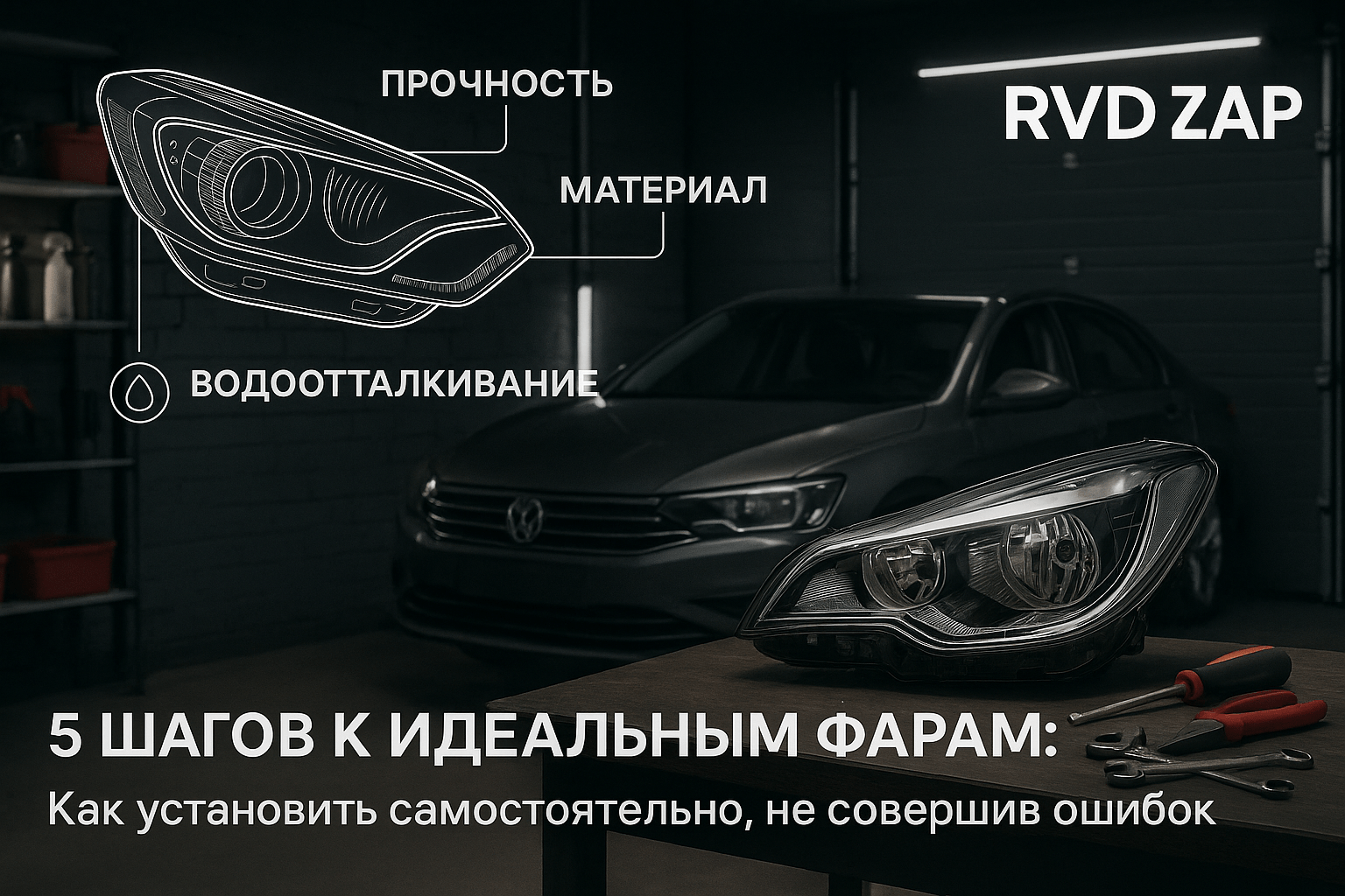 Самостоятельная установка фар: 5 шагов, чтобы избежать главных ошибок и сделать всё правильно!