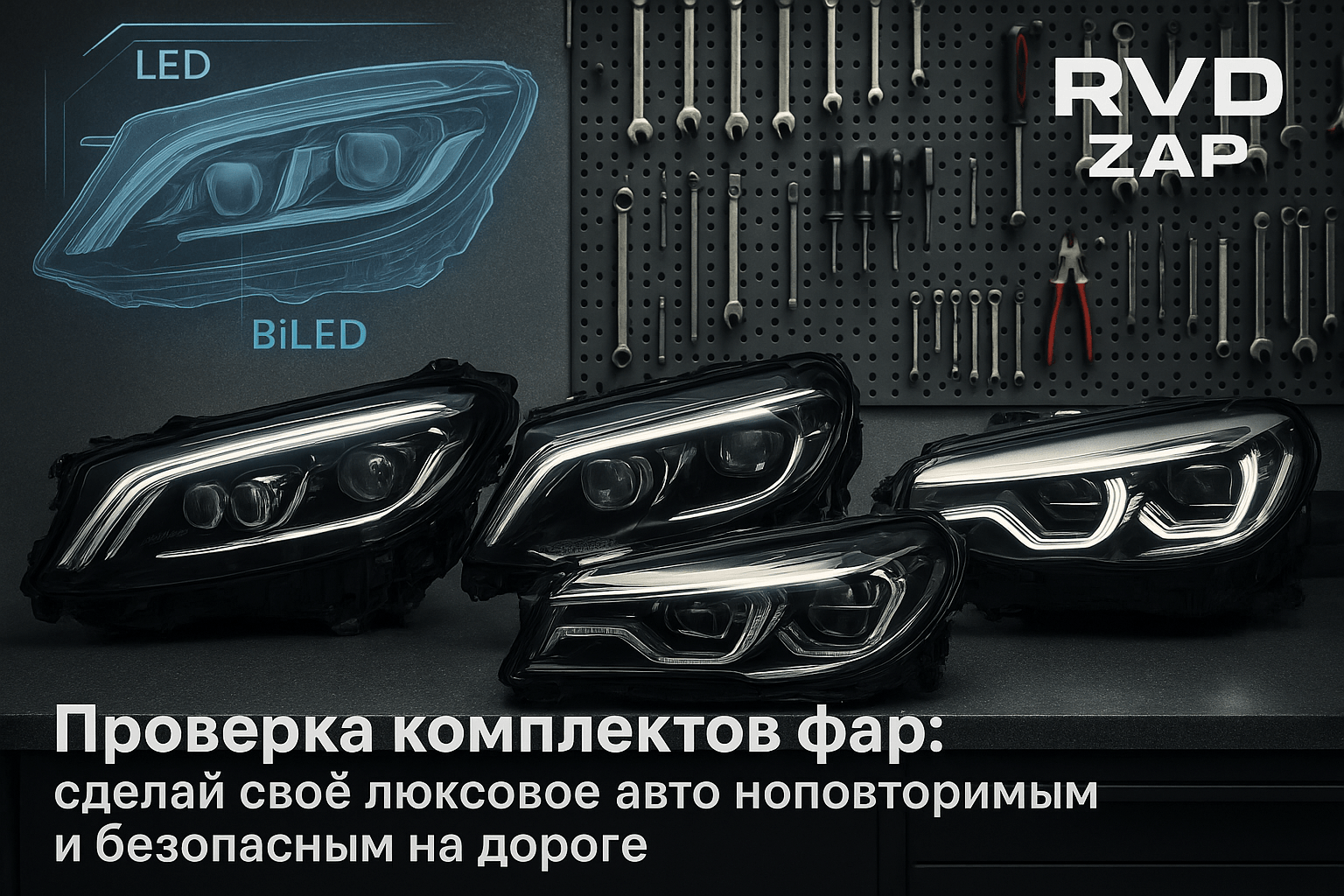 Проверка комплектов фар: как сделать люксовый авто неотразимым и безопасным на дороге