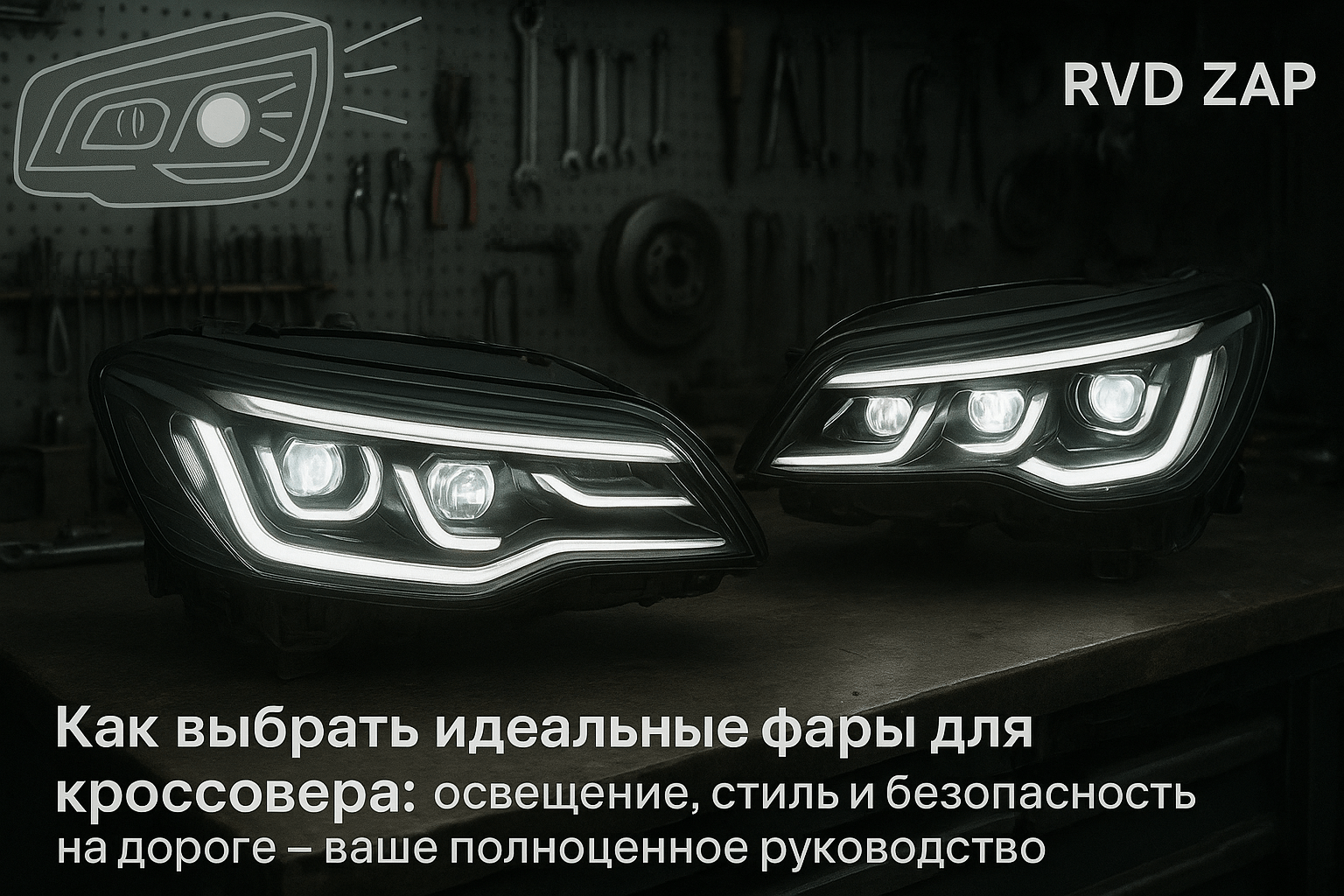 Как выбрать идеальные фары для кроссовера: полное руководство по свету, стилю и безопасности на дороге