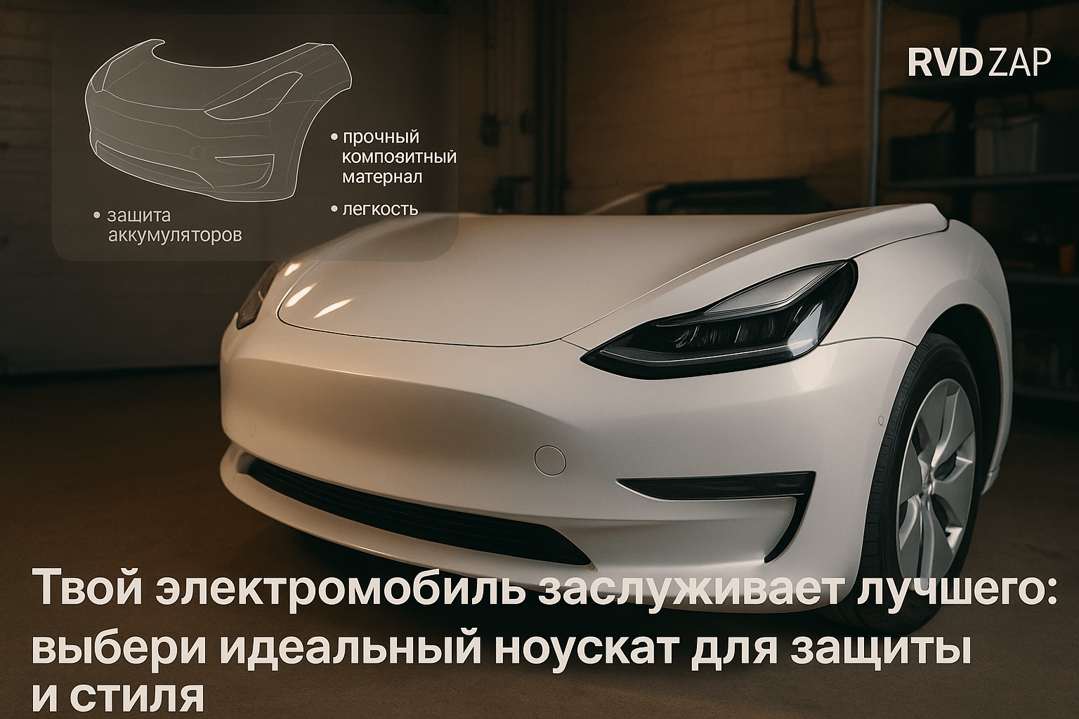 Твой электромобиль заслуживает лучшего: как выбрать идеальный ноускат для защиты и стиля на дороге
