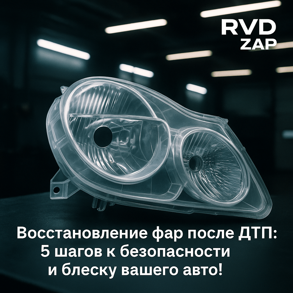 Восстановление фар после ДТП: 5 шагов к безопасности и блеску вашего авто!