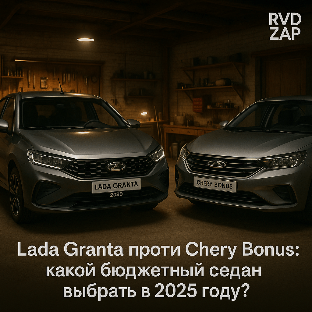 Сравнение Lada Granta и Chery Bonus: какой бюджетный седан выбрать в 2025 году?