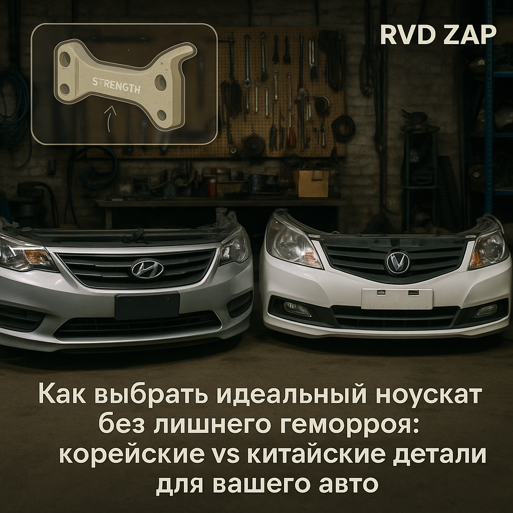 Как выбрать идеальный ноускат: китайские и корейские детали для вашего авто без лишнего геморроя