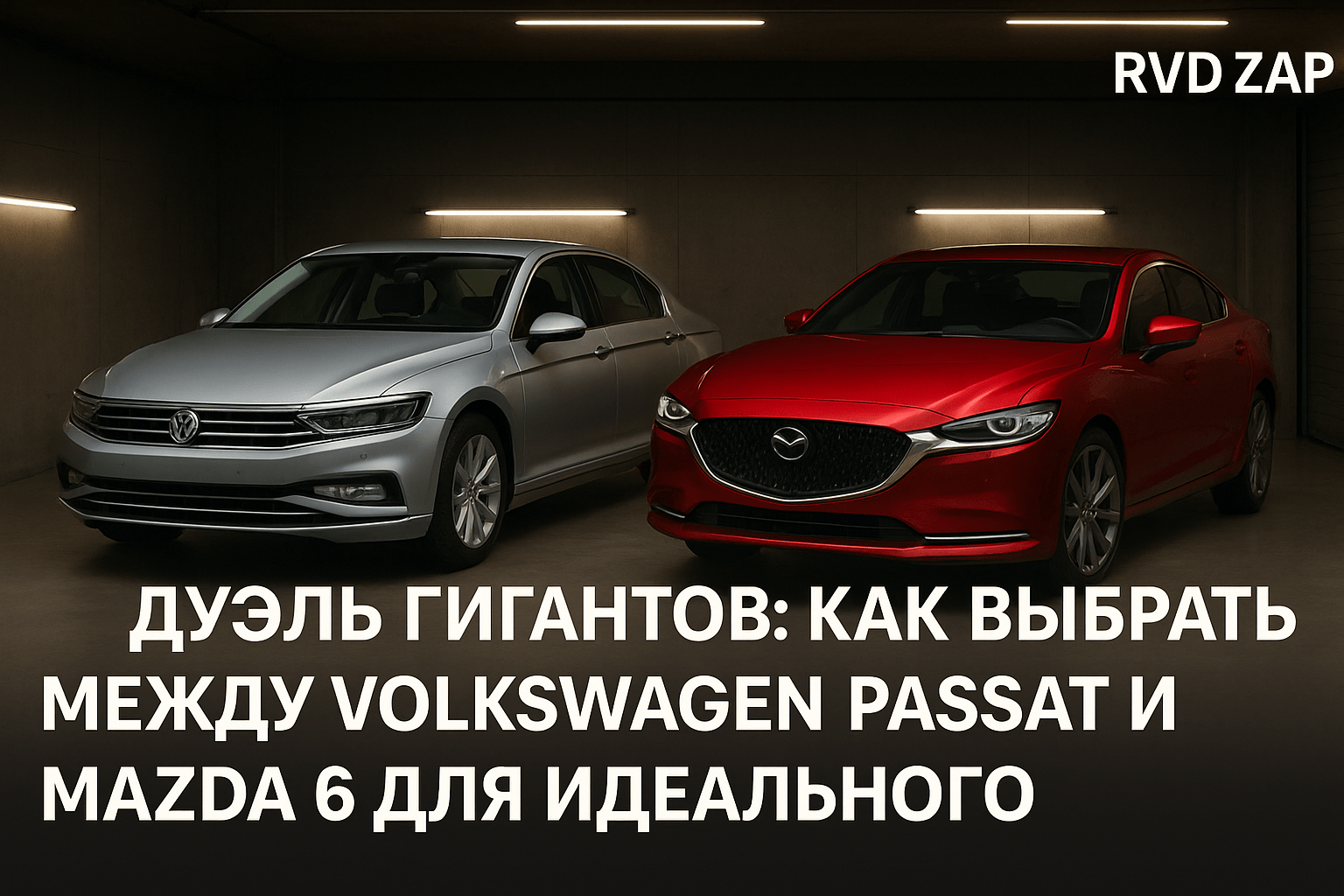 Дуэль Гигантов: Как Выбрать Между Volkswagen Passat и Mazda 6 для Идеального Вождения