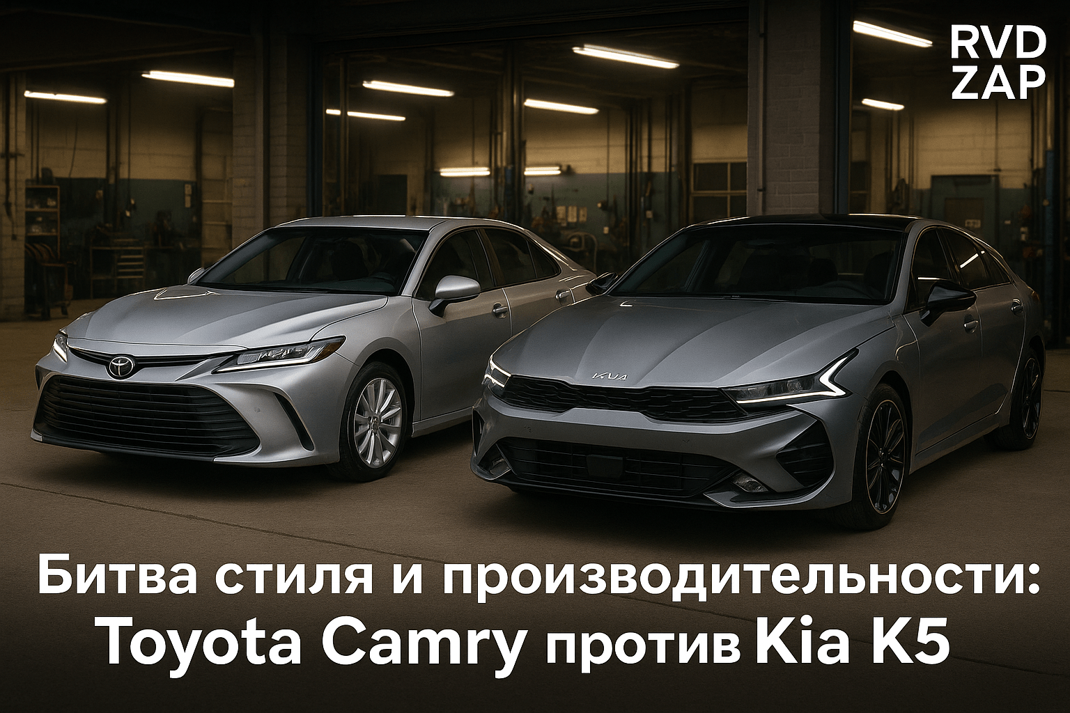 Toyota Camry 2025 против Kia K5 2025: кто победит в битве стиля и производительности?