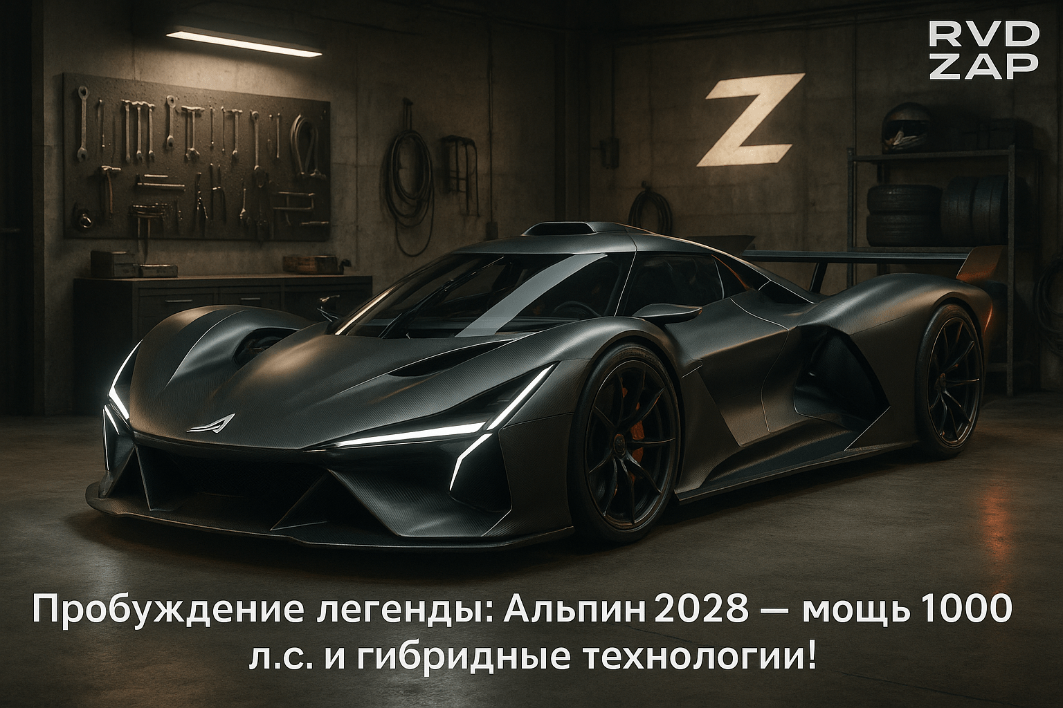 Суперкар Alpine 2028: Пробуждение легенды с мощью 1000 л.с. и гибридными технологиями