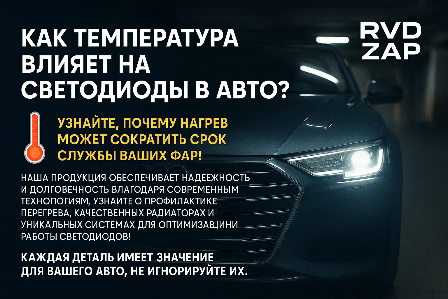 Как температура влияет на светодиоды в авто: секреты долголетия вашего освещения