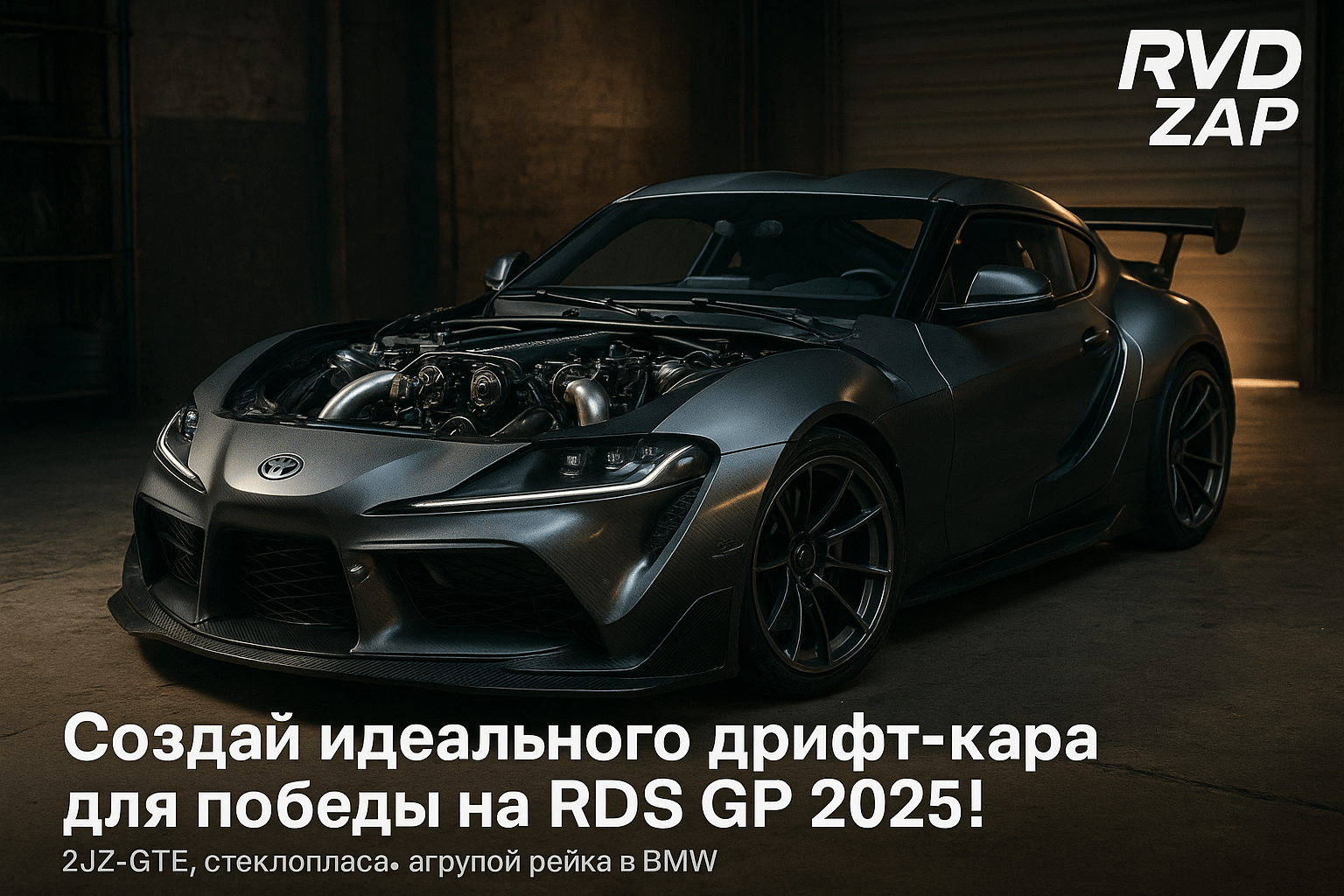 Тюнинг Toyota Supra A90: Создай идеального дрифт-кара, который покорит трассы RDS GP 2025