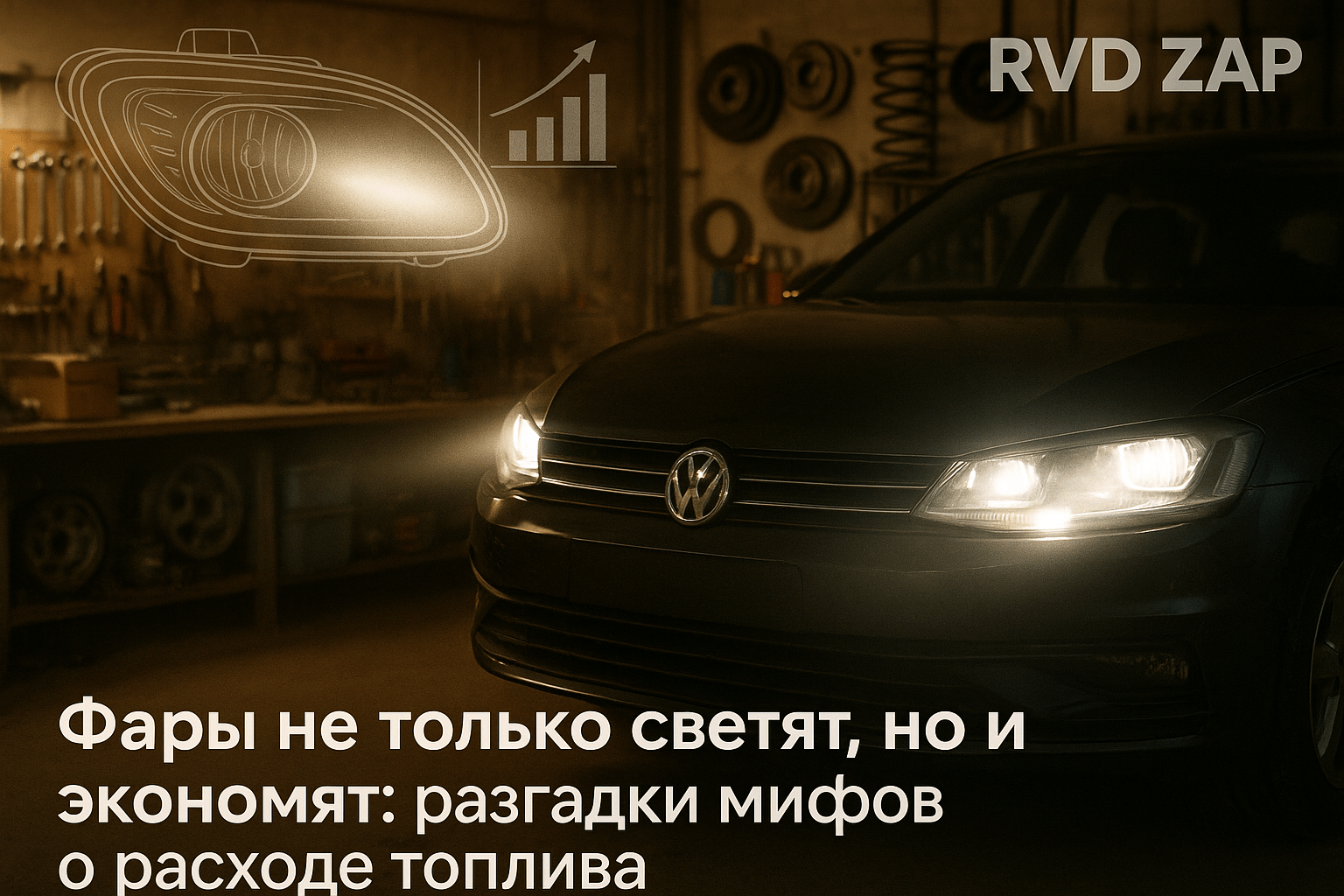 Включенные фары и расход топлива: правда и мифы, которые вы не знали