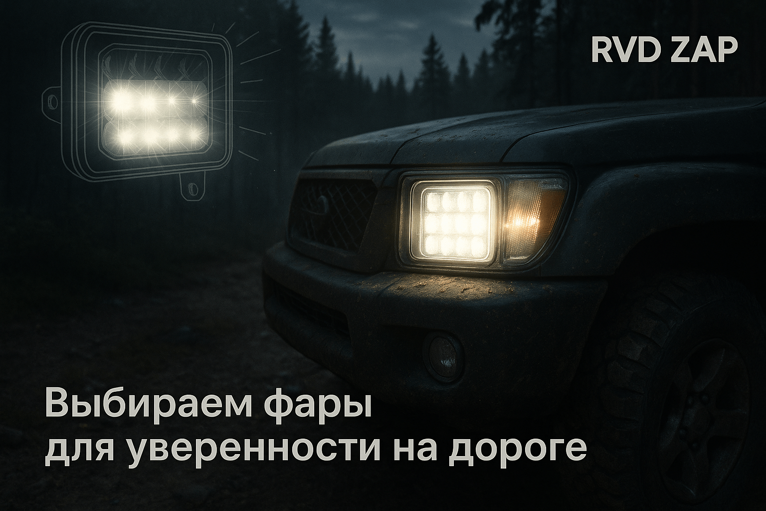Как выбрать идеальные фары для внедорожника: секреты безопасности и уверенности на дороге
