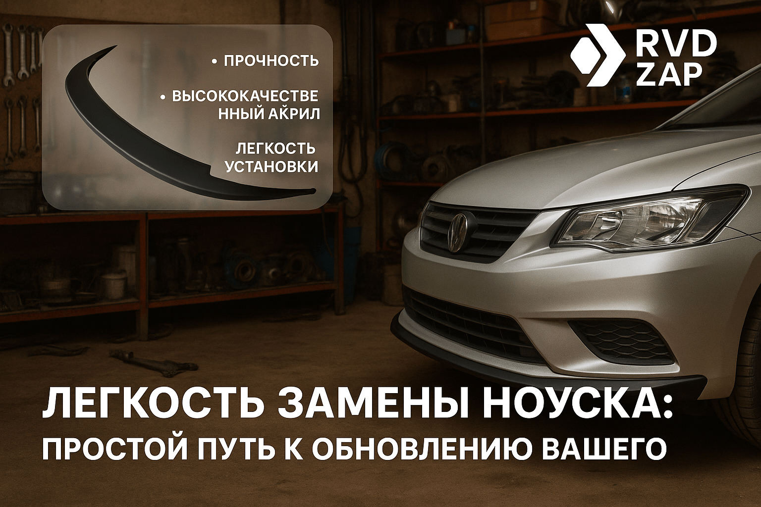 Как легко заменить ноускат автомобиля своими руками: пошаговое руководство для автолюбителей