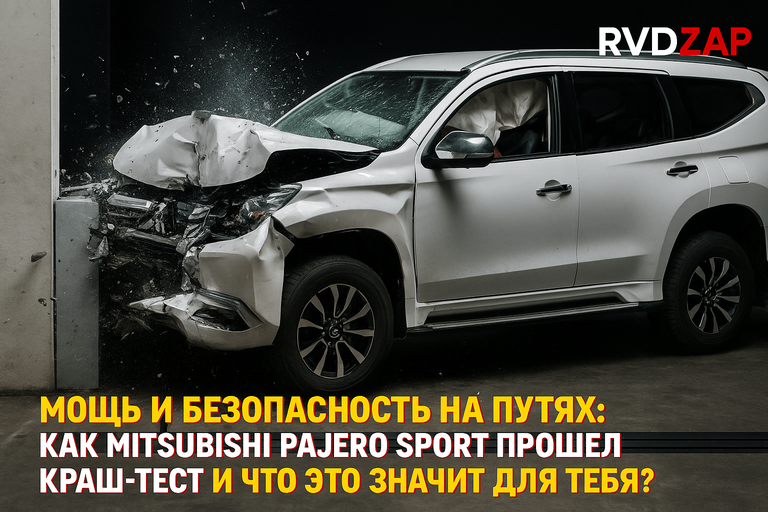 Мощь и Безопасность на Путях: Как Mitsubishi Pajero Sport Прошел Краш-Тест и Что Это Значит для Тебя?