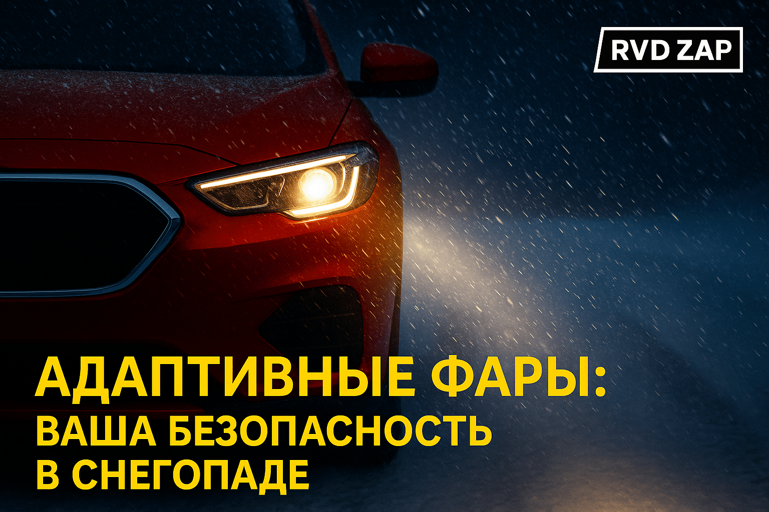 Адаптивные фары в условиях сильного снега: как они меняют правила игры на дороге и обеспечивают безопасность вашего зимнего вождения