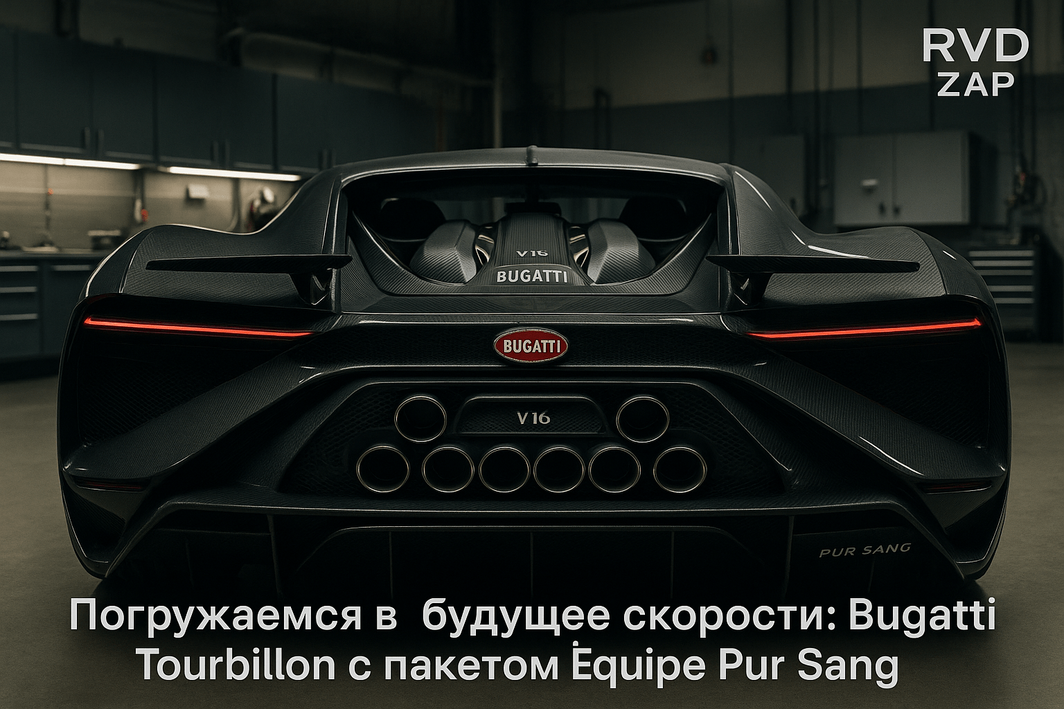 Суперкары будущего: Bugatti Tourbillon с пакетом Équipe Pur Sang и его секреты производительности
