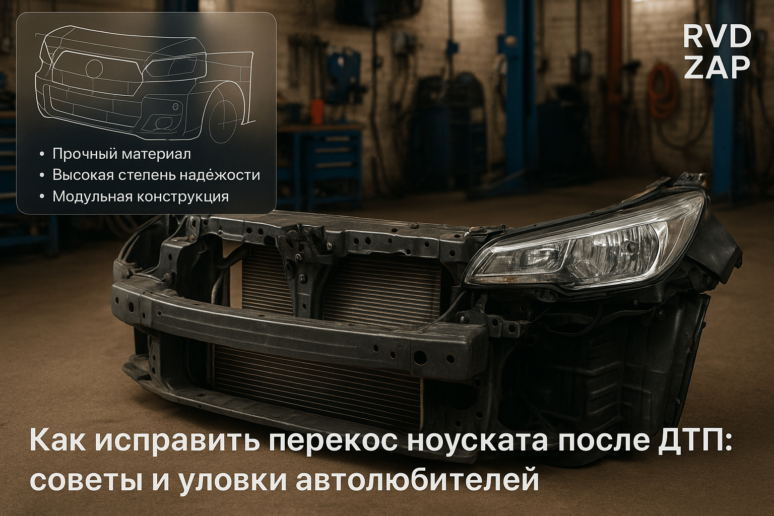 Как исправить перекос ноуската после ДТП: уловки и советы автолюбителей