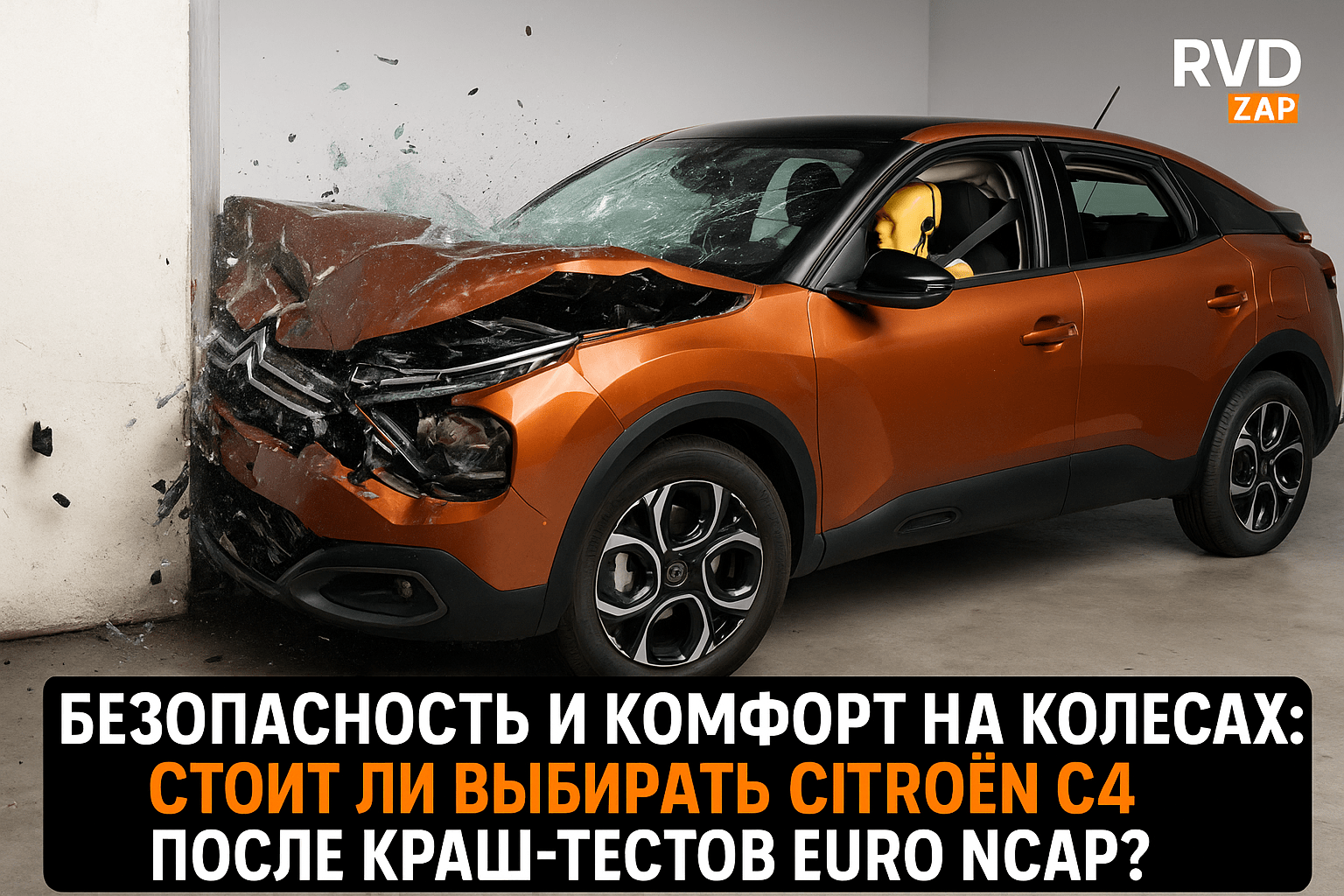Безопасность и комфорт на колесах: стоит ли выбирать Citroën C4 после краш-тестов Euro NCAP?