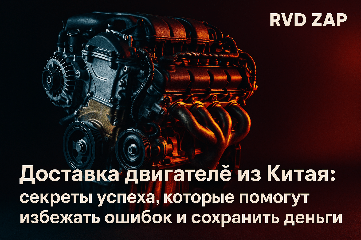 Доставка двигателей из Китая: секреты успеха, которые помогут избежать ошибок и сохранить деньги