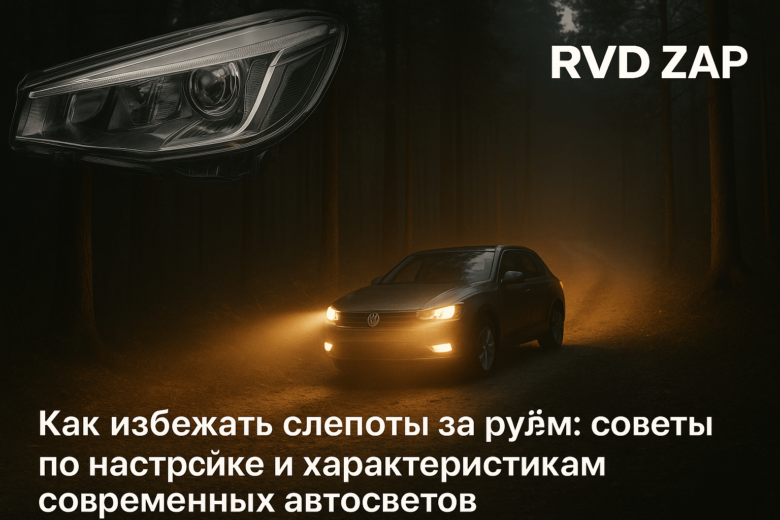 Как избежать слепоты за рулём: советы по настройке и современным технологиям автосвета