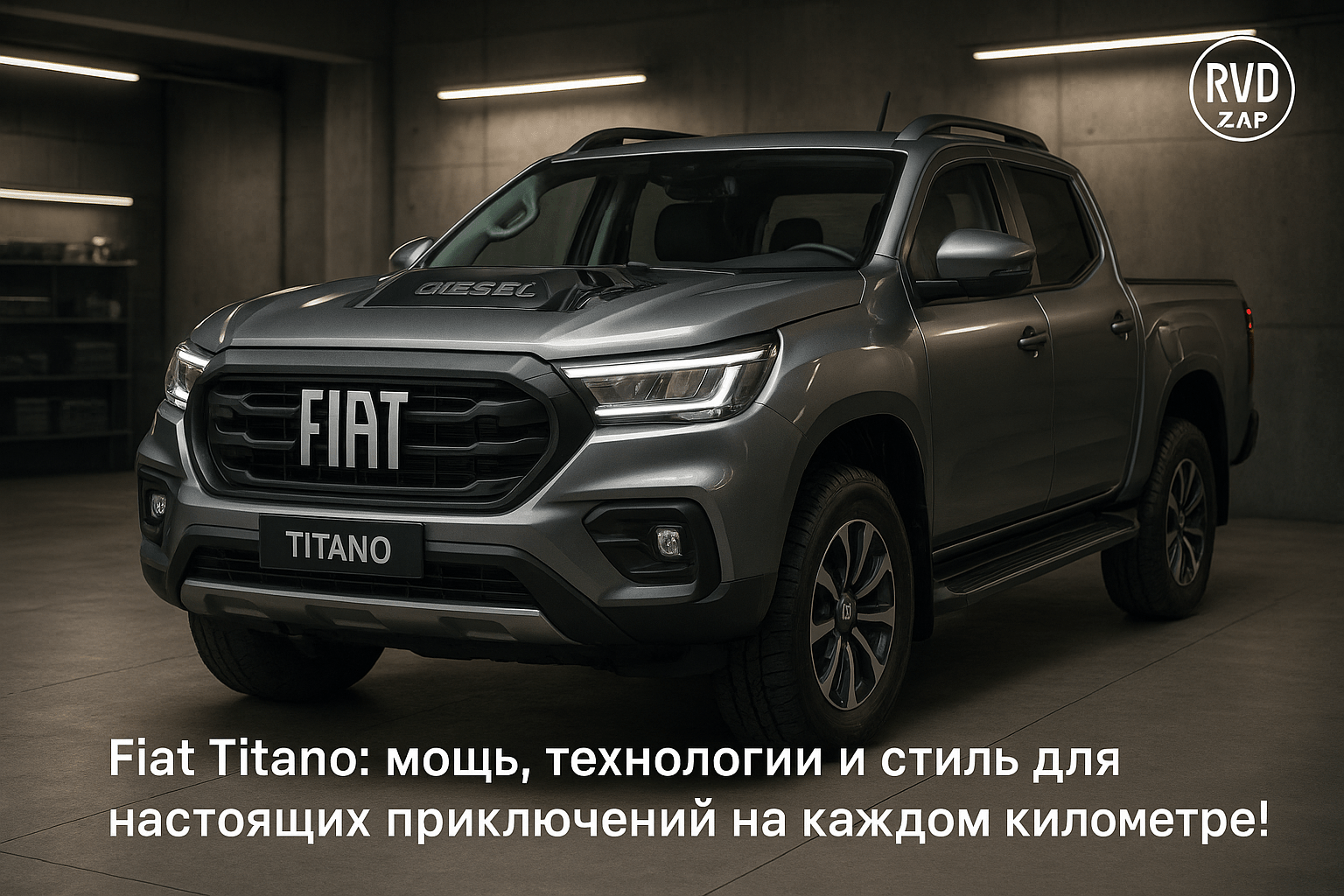 Обновлённый Fiat Titano: мощь, технологии и стиль для настоящих приключений на каждом километре!