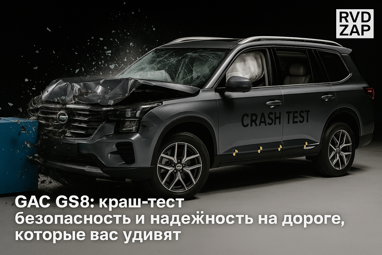 GAC GS8: краш-тест, безопасность и надёжность на дороге, которые вас удивят