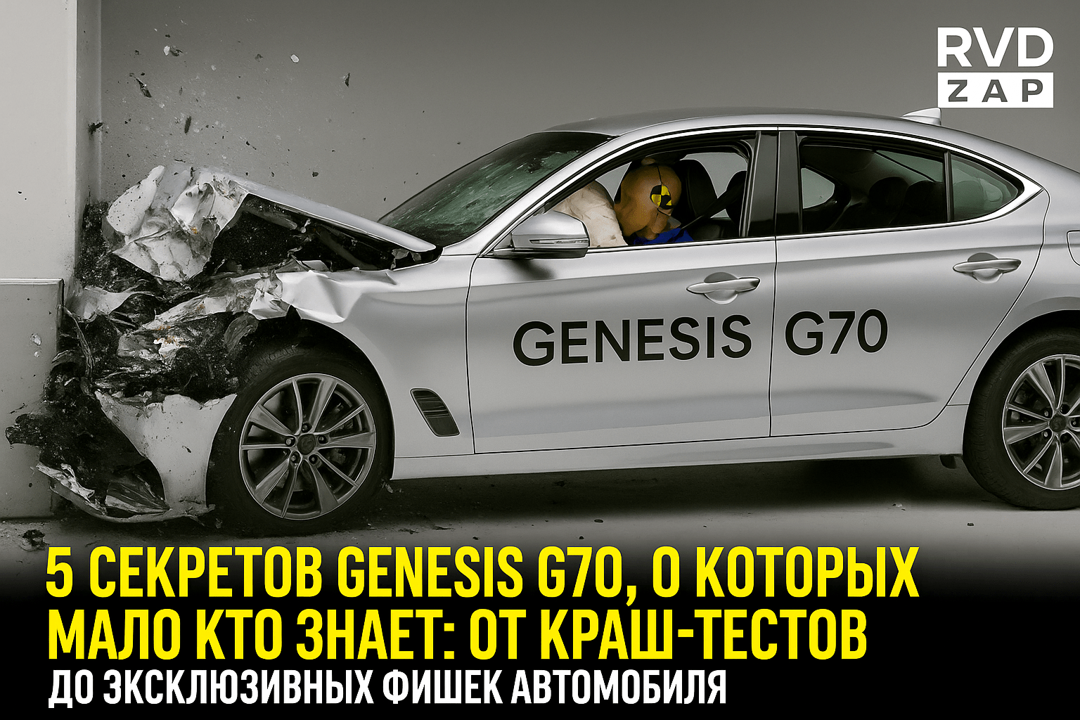 5 секретов Genesis G70, о которых мало кто знает: от краш-тестов до эксклюзивных фишек автомобиля