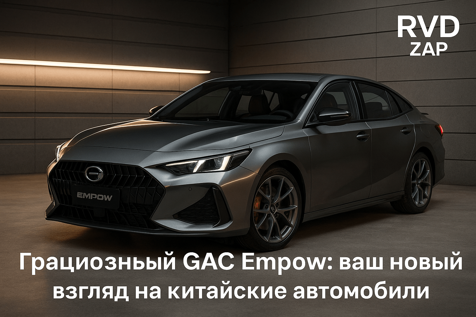 Грациозный GAC Empow: тест-драйв спортседана, который перевернёт ваши представления о китайских автомобилях