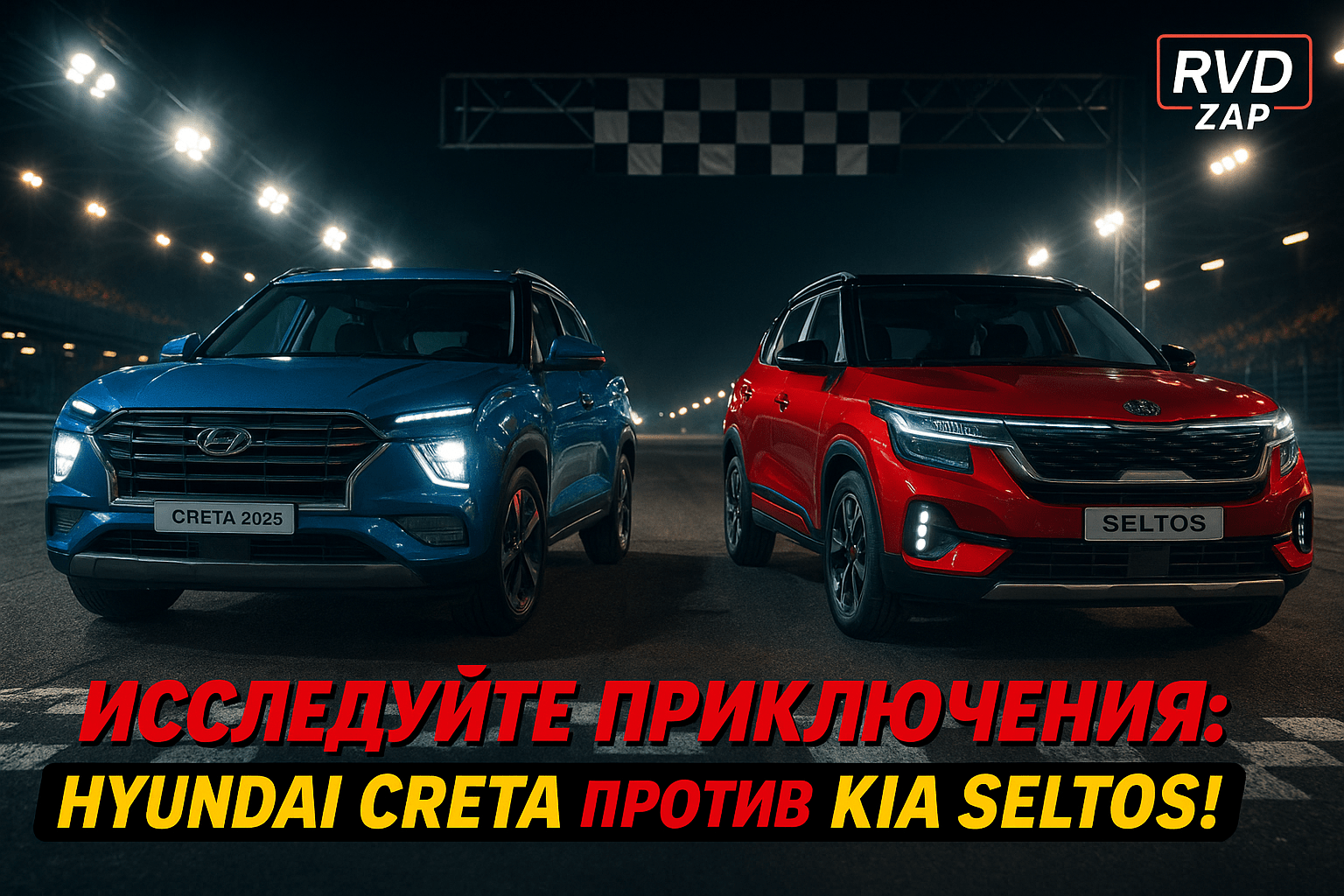 Найдите идеальный автомобиль для приключений: сравнение Hyundai Creta и Kia Seltos в 2025 году